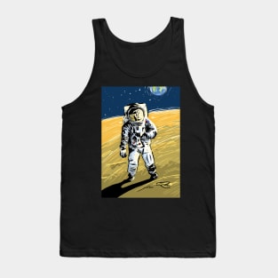 Man on the moon Tank Top